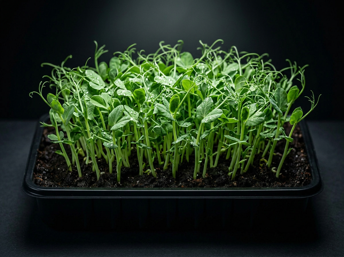 Pea Shoots - Fresh Organic Microgreens