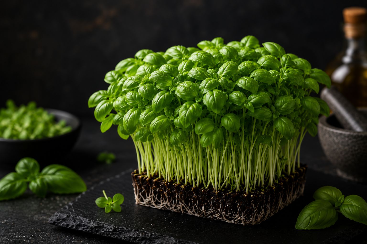 Basil Microgreens: Aromatic Greens That Bring Freshness, Flavor, and Nutrition